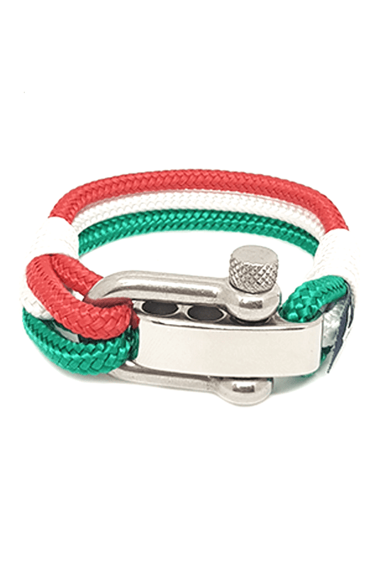 Italy Adjustable Shackle Nautical Bracelet-0